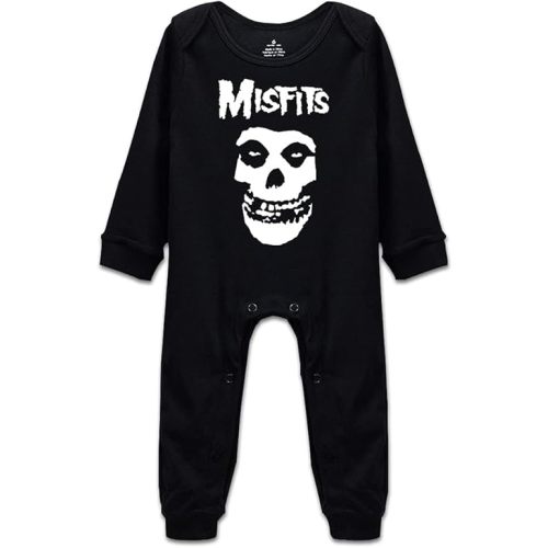 DOQOSESHY Cute Misfits Baby Climbing 0-24 Months Bodysuit Unisex Breathable Toddler Rompers