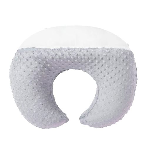 Nursing Pillow and Positioner for Breastfeeding, Ultra Soft Baby Breastfeeding Pillows for More Support for Mom and Baby, with Premium Removable Cover (Sand)