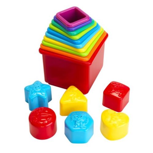 Sort & Learn Animal Stacking Blocks Set