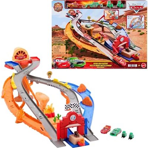 Mattel Disney and Pixar Cars Toy Race & Rescue Rescue Road Raceway