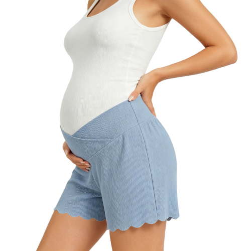 Cavosen Womens Walking Shorts Viscose Under The Belly Over The Belly Loose Maternity Shorts Wide Leg Pregnancy Shorts Solid Soft Summer Casual Pants