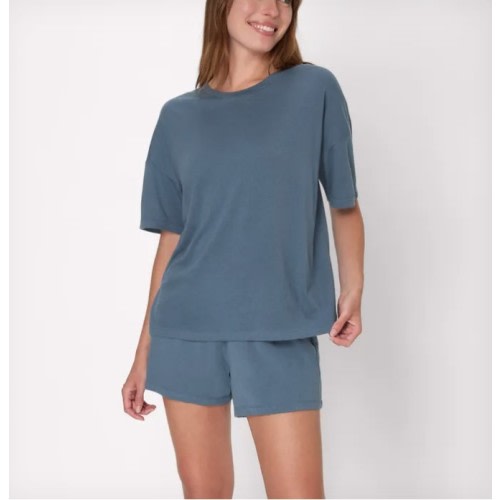 Hanes Comfywear Women's Pajama Set, Loungewear Top & Sleep Shorts