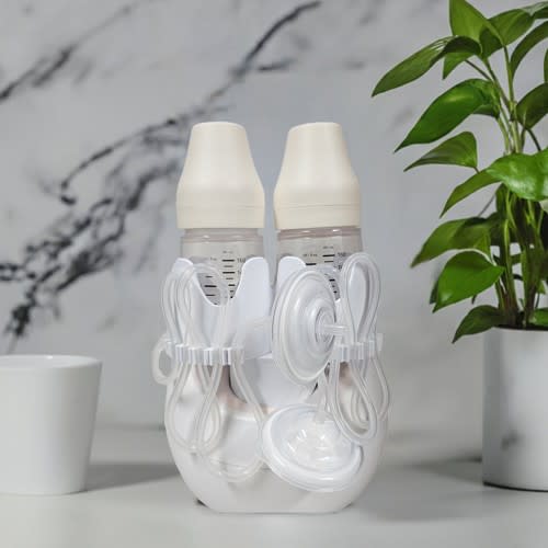 Breastmilk Spectra Dual Bottle Holder| breast pump accessory