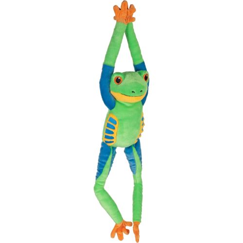 Wild Republic Hanging Eco Red Eyed Tree Frog Stuffed Animal - 21"