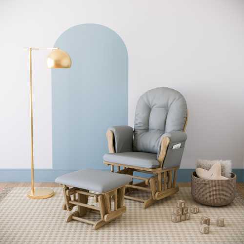 Storkcraft Hoop Glider and Ottoman | Ashley