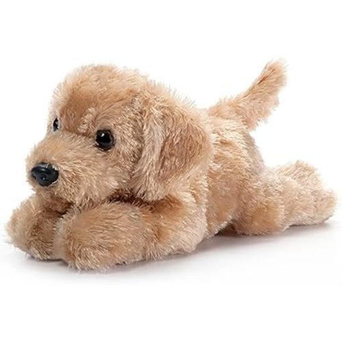 The Petting Zoo Yellow Labrador Dog Stuffed Animal Plushie, Gifts for Kids, Scoopz Wildlife Animals, Dog Plush Toy, 8 inches