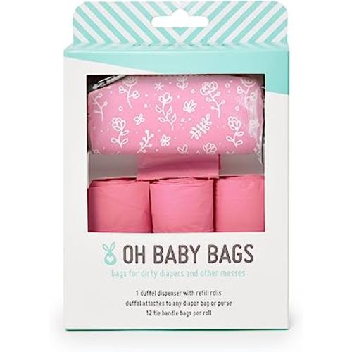 Duffel Dispenser Gift Box (Pink Flower)