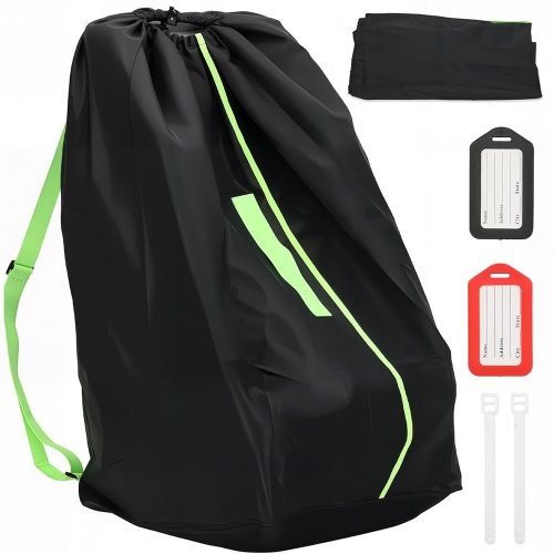 Car Seat Travel Bag for Airplane: Carseat Bags for Air Travel, Waterproof Durable Carrier Cover for Infant & Toddler Car Seats,Portable Carseat Cover with Shoulder Straps and 2 Luggage Tags