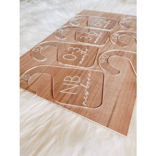 Clear Baby Nursery Closet Dividers Minimalist Clothes - Etsy