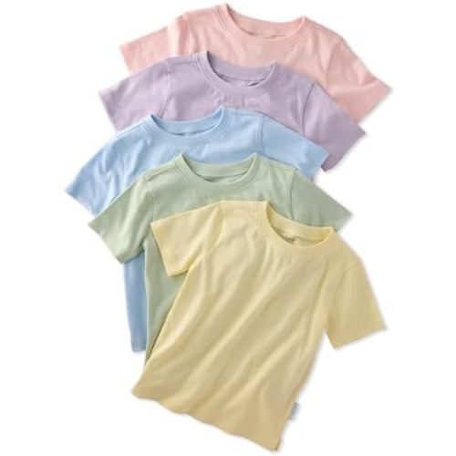 Butterblu Taylor 5-Pack Short Sleeve T-Shirts 100% Organic Cotton