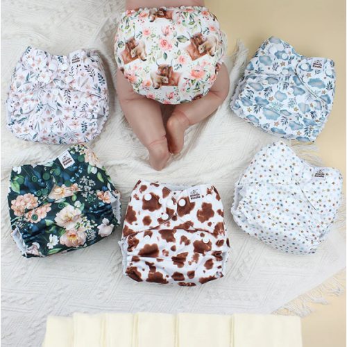 POCKET DIAPER 3.0 WITH INSERTS - 6 PACK(A Special Set)