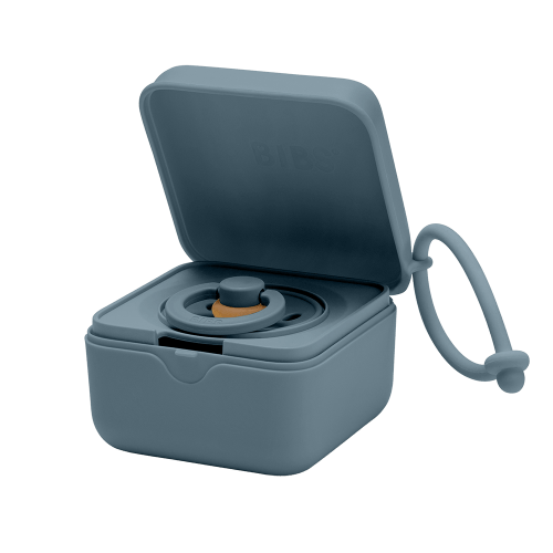 BIBS Pacifier Box - Petrol | Multipurpose Storage & Care – Bibsworld store US