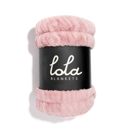 Blush Pink Blanket | Rosewater | Lola Blankets