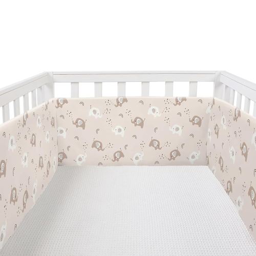 4Pcs Mesh Liner Pads for Anti-Collision, Ventilate Print Color Cushioned Pads Soft Padding (Love Elephant)