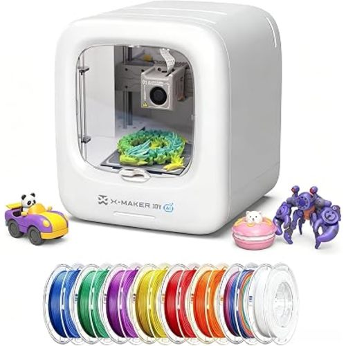 AOSEED AI 3D Printer for Kids, Fast 400mm/s, 8000+ Models, Enclosed Safe