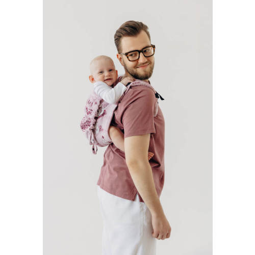 Lenny Buckle Onbuhimo PRO baby carrier, standard size, jacquard weave (100% cotton) - MOOMINVALLEY - SHOW ME