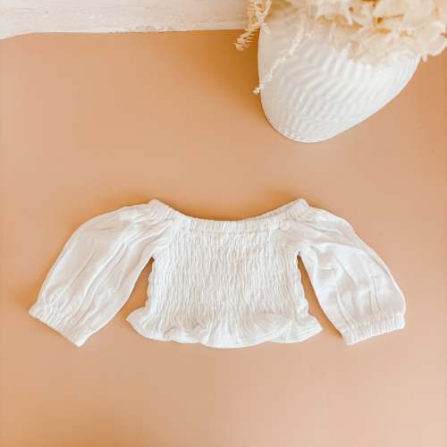 The Poet Top Long Sleeve - Cloud