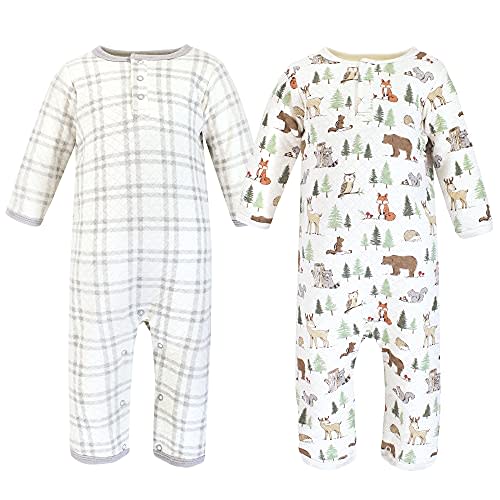 Hudson Baby Unisex Baby Premium Quilted Coveralls