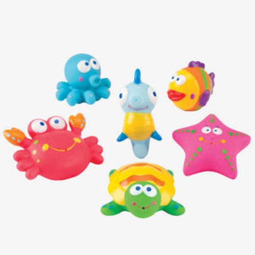 Lagoon Party Squirtie Baby Bath Toys – Elegant Baby