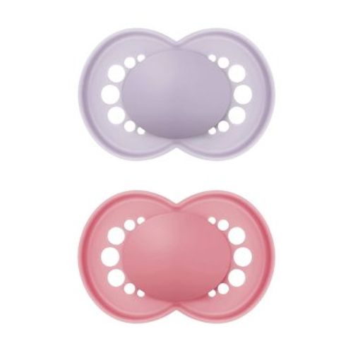 MAM Non-Deco Pacifier 6-16 Months - Girl - 2pk