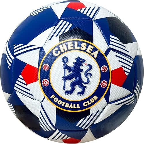 Icon Sports Chelsea FC Soccer Ball, for All Ages - Size 2,4 and 5, Licensed Chelsea Blue Ball