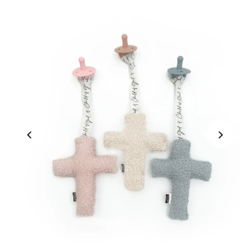 Pacifier Lovey Cross – OUR HOUSE ABOVE