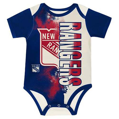 Infant Mitchell & Ness Rangers All Boards Onesie