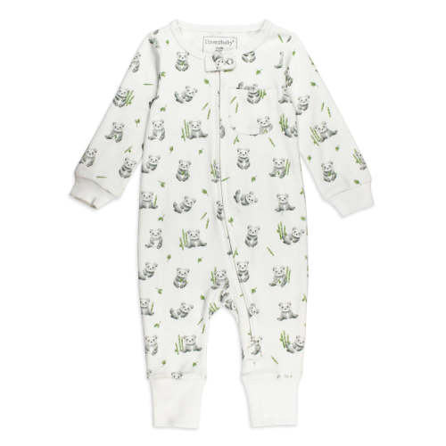 Baby Panda | Organic Zipper Romper – L'ovedbaby