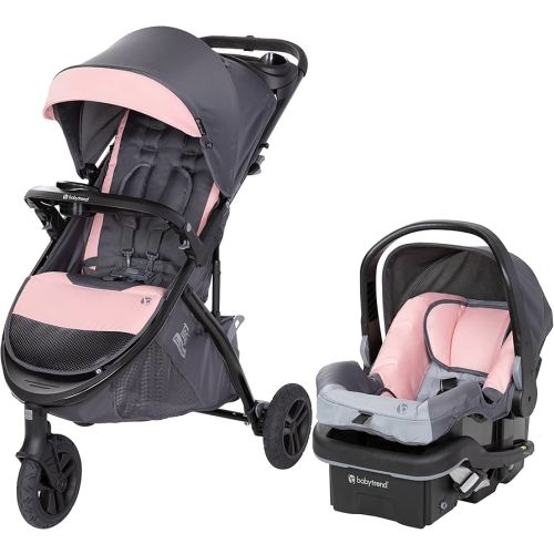 Baby Trend Tango™ 3 All-Terrain Stroller Travel System with EZ-Lift™ PLUS Infant Car Seat, Ultra Pink