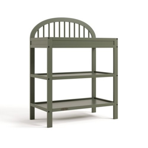 Graco Olivia Changing Table with Water-Resistant Changing Pad Olive