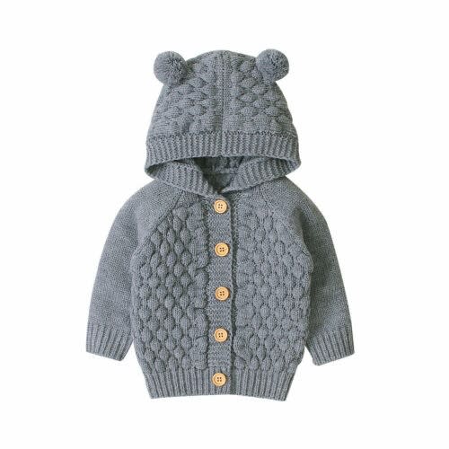 BEAR Knitted Cardigan - Hazel & Bo