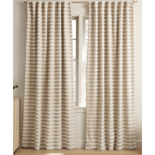 Heritage Stripe Blackout Curtain Set | Pottery Barn Teen