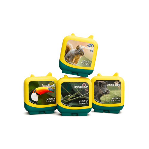 Animal World Wildlife in the Woods Pocket Tonie 4 Pack | tonies® US