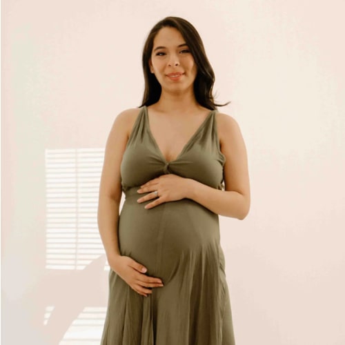 Juliet Labor & Postpartum Gown in Sage-Limited Time – Lila