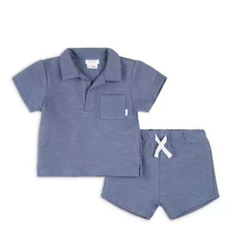 Boys' Short Sleeved Polo Top & Shorts Set - Baby