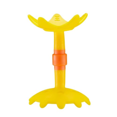 Innobaby Original Teethin Smart EZ Grip Star Teether and Sensory Toy for Babies and Toddlers. BPA Free Teether Yellow