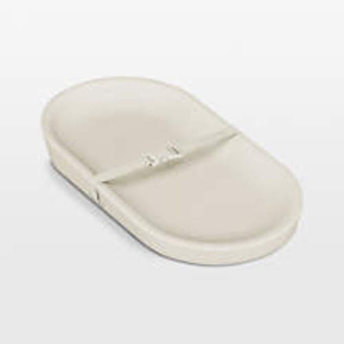 Lalo Oatmeal White Wipeable Baby Diaper Changing Pad