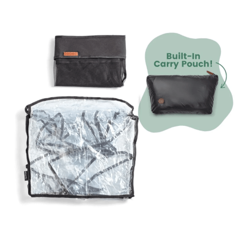 Double Stroller Rain Cover and Bug Net Set | Bombi Gear