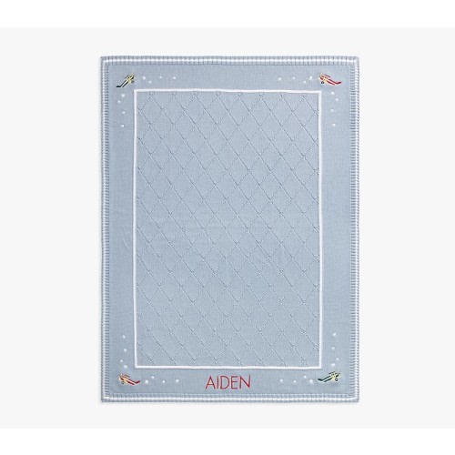 Airplane Heirloom Baby Blanket