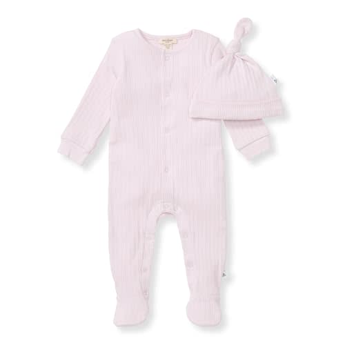 Burt's Bees Baby baby-girls Jumpsuit, 100% Organic Cotton One-piece Outfit Coverall With Hat