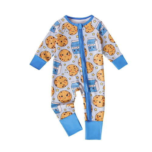FYDUU Baby Boys Romper Jumpsuit Long Sleeve Comfortable Stylish Baby Onesies Bodysuits One-Pieces Crawling Sleeping Everyday Wear Stylish Elegant 12-18 Months