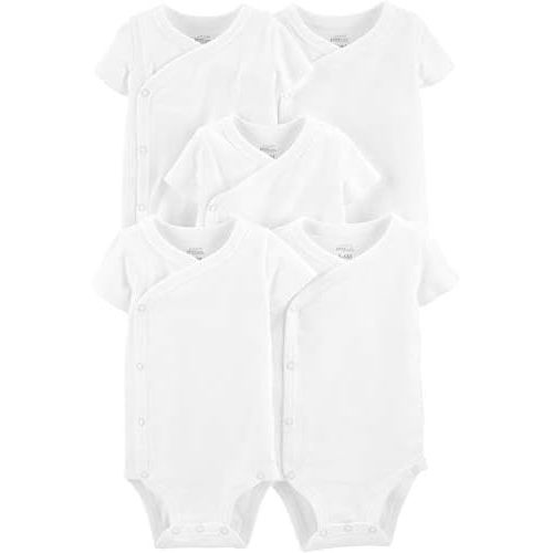 Simple Joys by Carter's Unisex Baby 5-pack Side Snap Short-sleeve Bodysuit