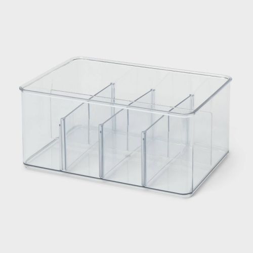 9"x6"x4" Bin Organizer Clear - Brightroom™
