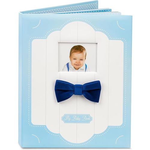Baby Book Memory Boy - Baby Book Keepsake, Baby Memory Book and Album for Boy, Journal from Pregnancy to First 5 Years, Scrapbook to Record Memories, Milestones and Photos, Baby Memory Book (Blue)
