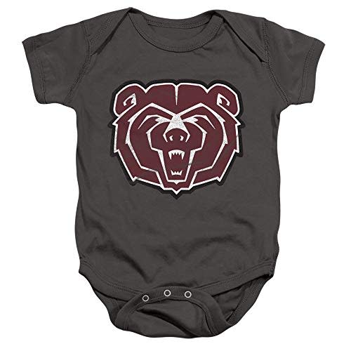 12 months - Missouri State University Official Distressed Primary Unisex Infant Snap Suit for Baby