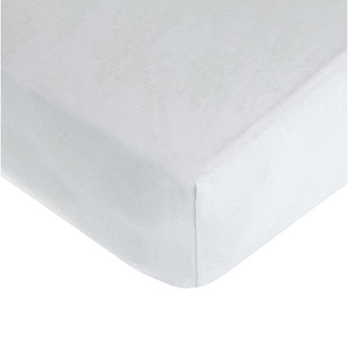 TL Care Supreme 100% Natural Cotton Fitted Crib Sheet 52" x 28", Enhanced Thickness for Soft, Breathable & Hypoallergenic Jersey Comfort, White, Neutral for Boys & Girls