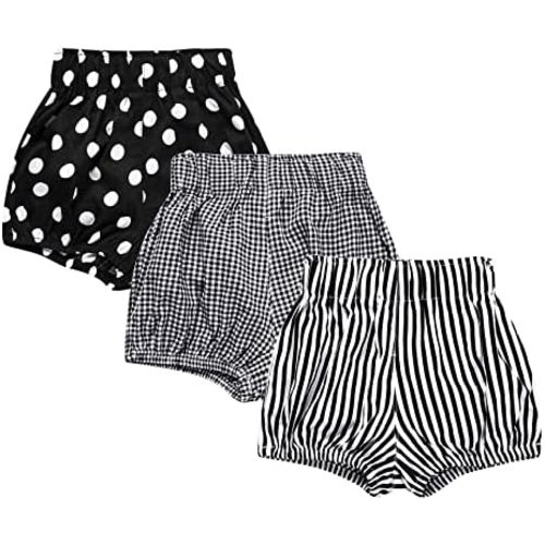 Baby Girls Boys Cotton Linen Blend Cute Bloomer Shorts Loose Harem Triangle Shorts Newborn PP Pants