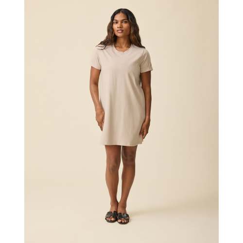 Classic Nursing T-shirt Mini Dress | Sand - Kindred Bravely