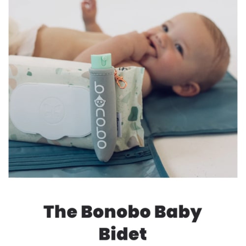 Bonobo Baby Bidet | Use Water for Gentler Cleaning