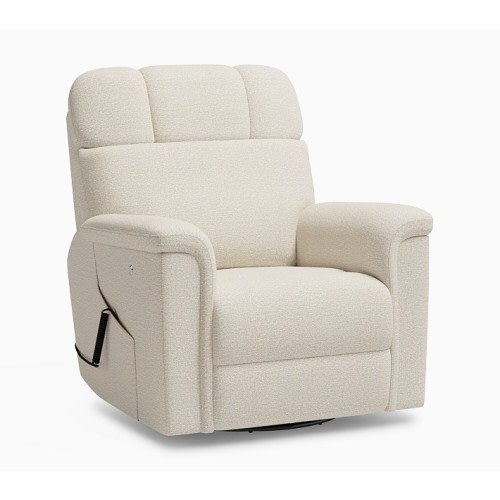 Lullaby Deluxe Recliner with Heat and Massage Cozy Chenille Taupe